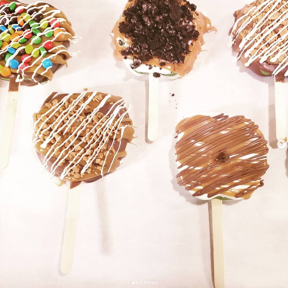 Caramel Apple Slices